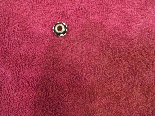 Murano round glass bead - glass, charm