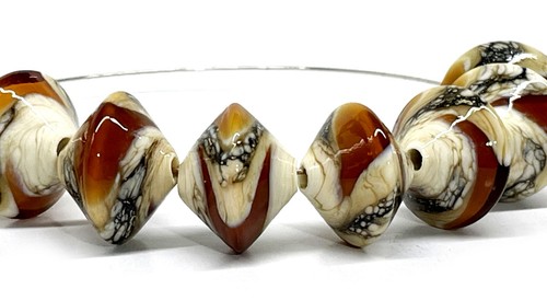 Handmade lampwork glass beads - lampwork,