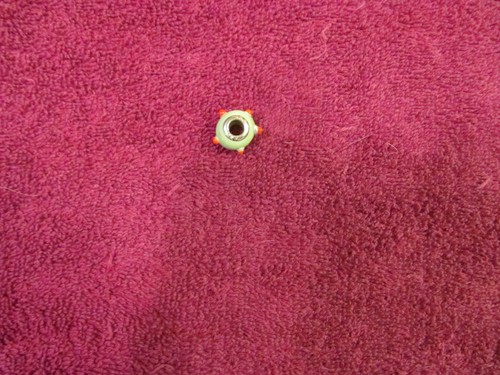 Murano round glass bead charm - glass,