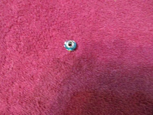 Murano round glass bead charm - glass,