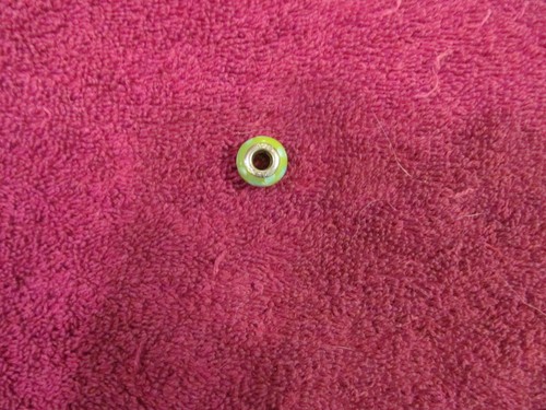 Murano round glass bead charm - glass,